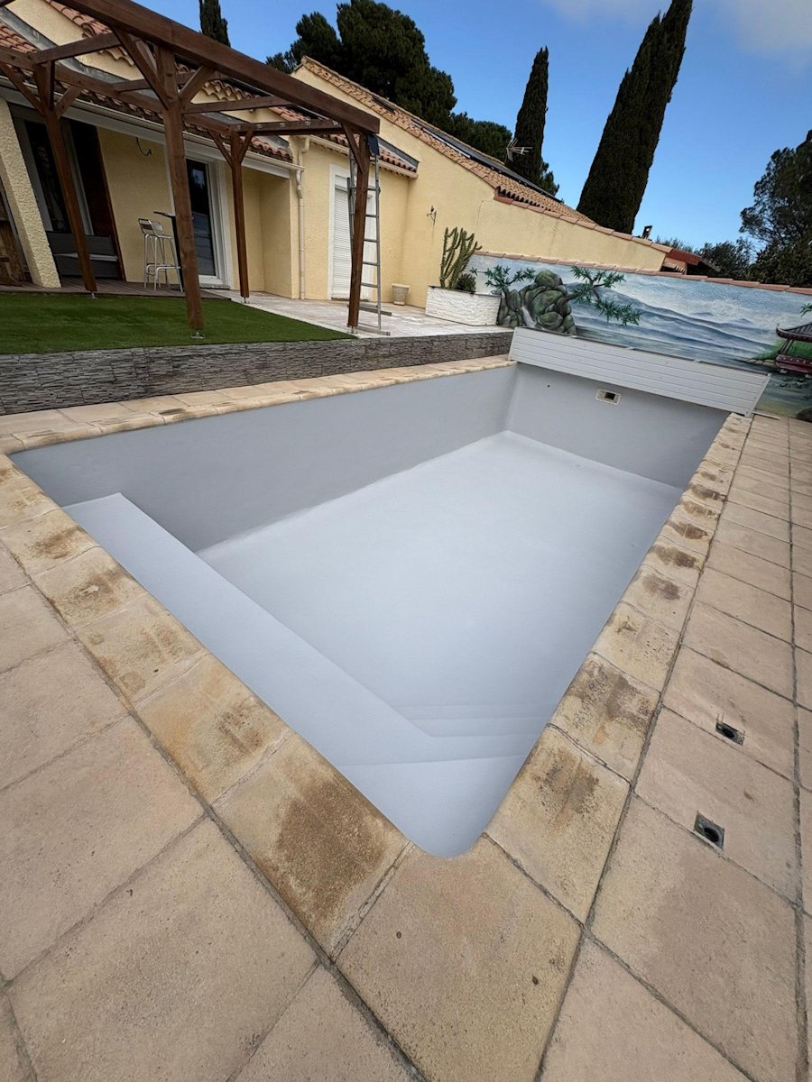 Piscine atteinte d'osmose